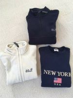 2 Teile! Fleece-Pullover Jack Wolfskin u. Sweatshirt NewYork in S Nordrhein-Westfalen - Schwerte Vorschau