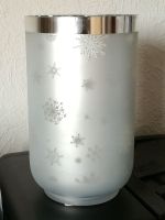 Weihnachtsbeleuchtung Teelicht/Kerze Glas Schneeflocke Bayern - Waldbrunn Vorschau