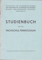 DDR-Studienbuch für das Fachschul-Fernstudium - 1956 Sachsen - Radebeul Vorschau