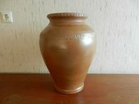 Vintage alte große Keramik Steinzeug Boden Vase 42 cm braun Rheinland-Pfalz - Wirges   Vorschau