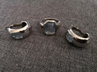 Schmuckset Ring und Ohrringe Silber mit blauen Steinen Nordrhein-Westfalen - Willich Vorschau