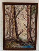 Acryl-Gemälde Wald Bäume Moos Bach Rheinland-Pfalz - Mainz Vorschau
