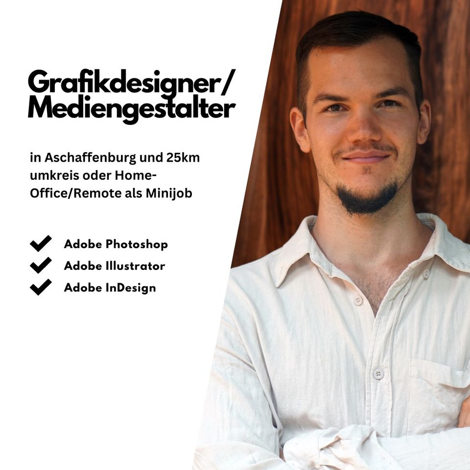 Ich suche einen Minijob als Grafikdesigner/Mediengestalter in Leidersbach