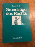 Buch Grundzüge des Rechts von Eckart Koch Sachsen-Anhalt - Ingersleben (bei Haldensleben) Vorschau