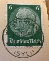 Postkarte Sylt 1934 Deutsches Reich Hindenburg Briefmarke Lübeck Schleswig-Holstein - Klein Wesenberg Vorschau