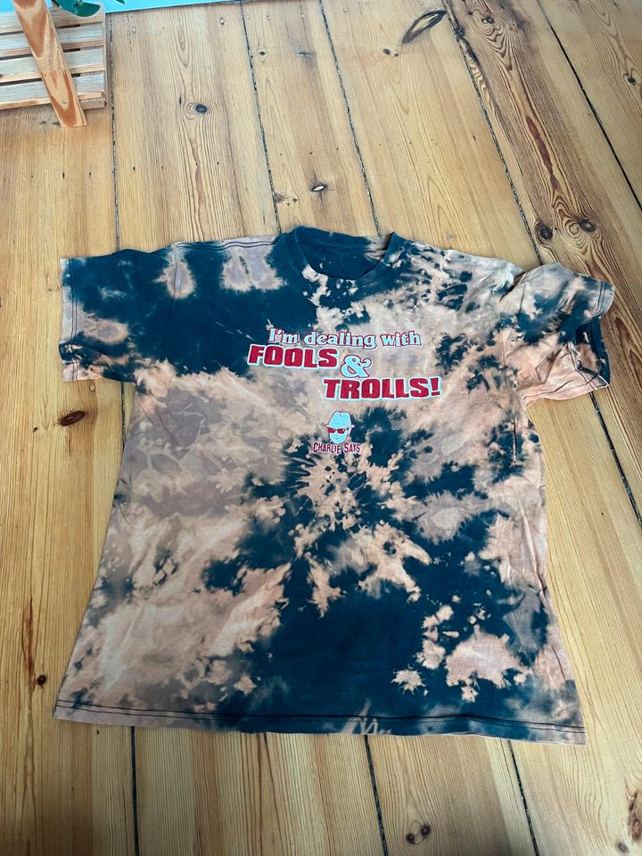 Vintage Tie Dye batiken gebleichtes Hemd in Berlin