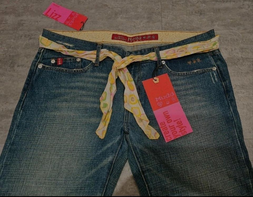 Kleinanzeigen Kleinanzeigen | ist Neukirchen mit in eBay MUDD jetzt Denim 32 Schlag Jeans Hessen Gr. Etikett - Damen Neu blau