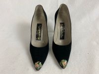 Bemalte Vintage-Pumps von Mario Valentino Niedersachsen - Jesteburg Vorschau