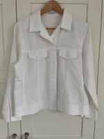 Leichter Blouson / Bluse, weiß- Größe M Schleswig-Holstein - Raisdorf Vorschau