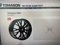 Alufelgen Tomason TN 23, 8 x 18 black painted mit Winterreifen Hessen - Allendorf Vorschau