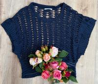 Zabaione ♥️♥️ Pulli Pullover S / 36 blau Gehäkelt ❣️❣️ Sachsen - Plauen Vorschau