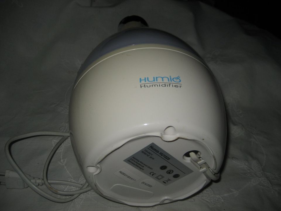 Luftbefeuchter Duftlampe Humidifier integriertes LED-Licht NP 139 in Birkenheide