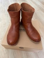 Shabbies Amsterdam Boots kurze Stiefel Gr. 40 cognac braun Düsseldorf - Holthausen Vorschau