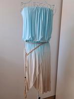 Kleid Bandeau Lascana Blau Beige 36 wie neu Strand schulterfrei Sachsen - Auerbach (Vogtland) Vorschau