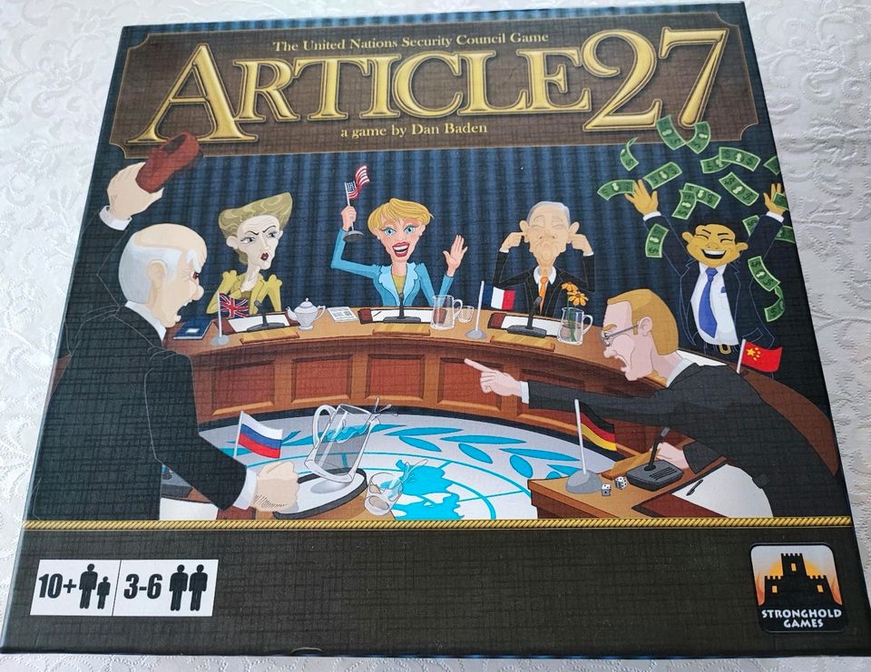 Article27 UN Sicherheitsrat Brettspiel in Dresden