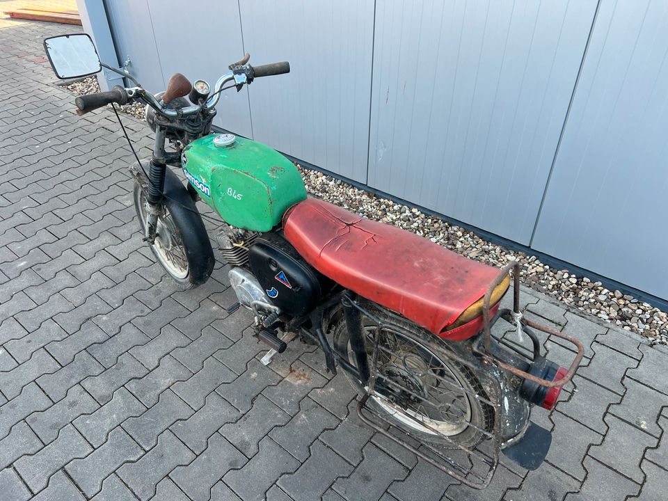 Simson S50 S50B 1975 Büffeltank Moped Mofa Roller B45 in Osterweddingen