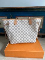 Louis Vuitton Neverfull MM Monogram Azur Fullset mit Rechnung Bayern - Aschaffenburg Vorschau