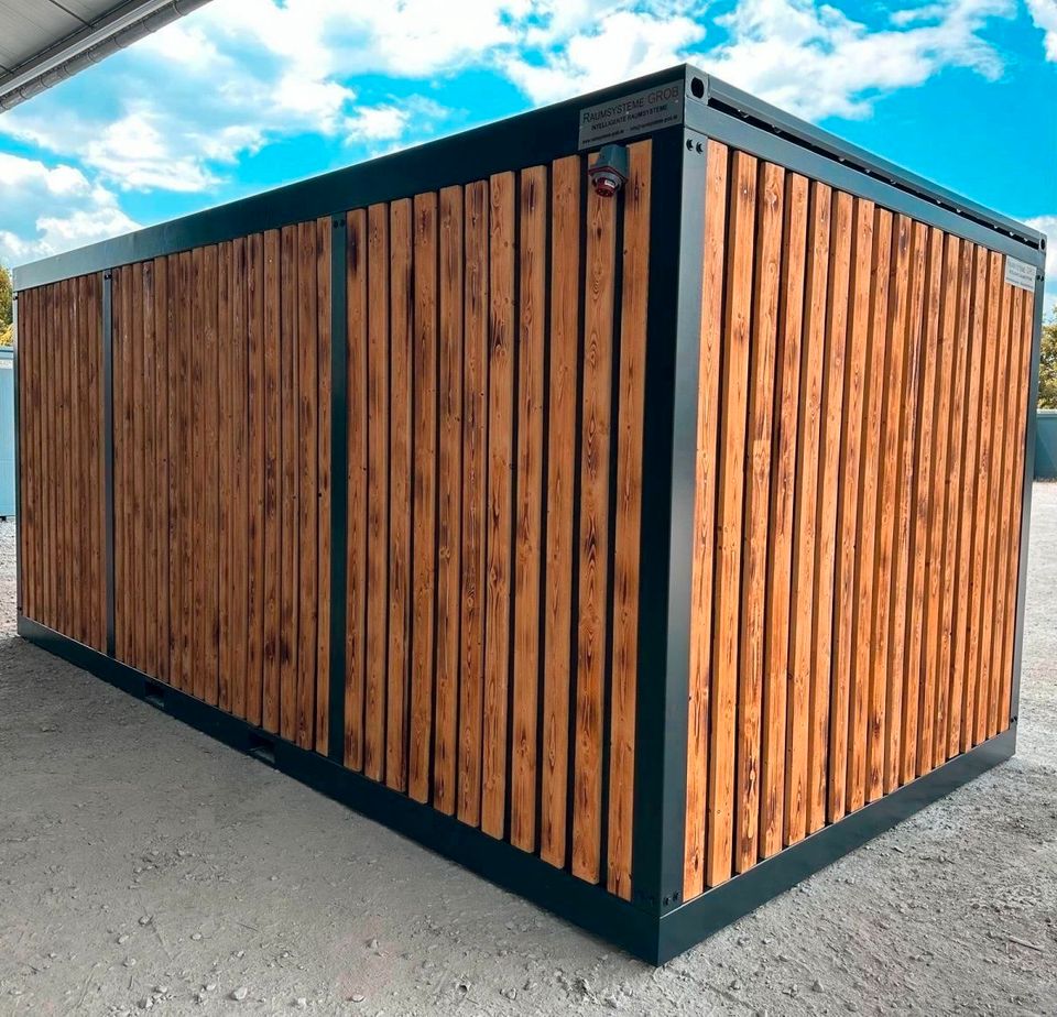 Containerwohnung kaufen - Container finanzieren - Modulhaus Mobilheim Tinyhouse Gartenhaus Bürocontainer Lagercontainer Wohncontainer als Studentenwohnheim Wohnraumlösung Containerhersteller Wohnbox in Erding