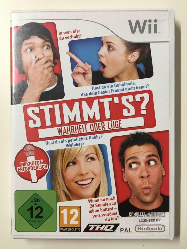 Stimmt’s? Wahrheit oder Lüge, Wii Spiele in München