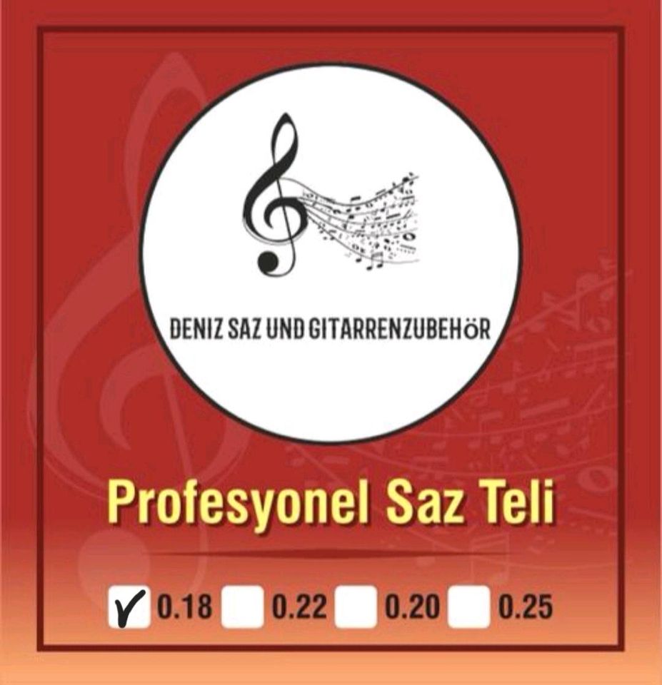 Profesyonel Saz Teli 0.18 & 0.20 Professionelle Saiten Baglama in Berlin