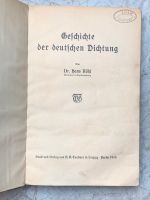 Altes Antikes Buch: Geschichte der deutschen Dichtung von Röhl Feldmoching-Hasenbergl - Feldmoching Vorschau