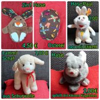 Kuscheltiere, Stofftiere, Spielzeug, Hase, Schaf, Ostern Hessen - Immenhausen Vorschau