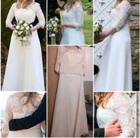 Hochzeitskleid Gr. 40-42, Vintage, aus Brautmodengeschäft Saarland - Riegelsberg Vorschau