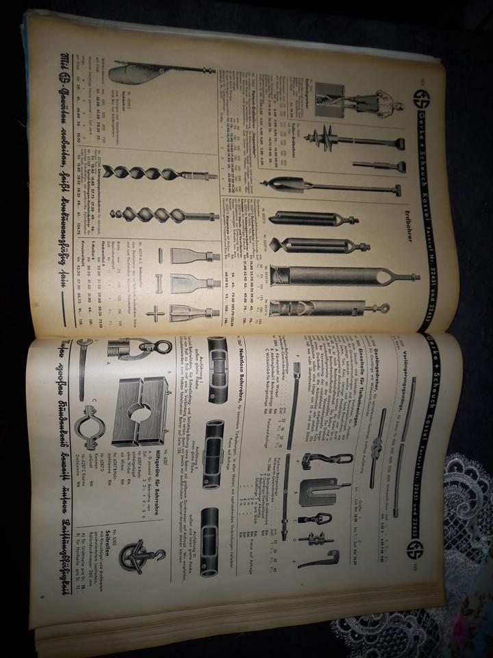 Alter Katalog Gerke + Scheuch Kassel Werkzeuge und Maschinen in Zeitz