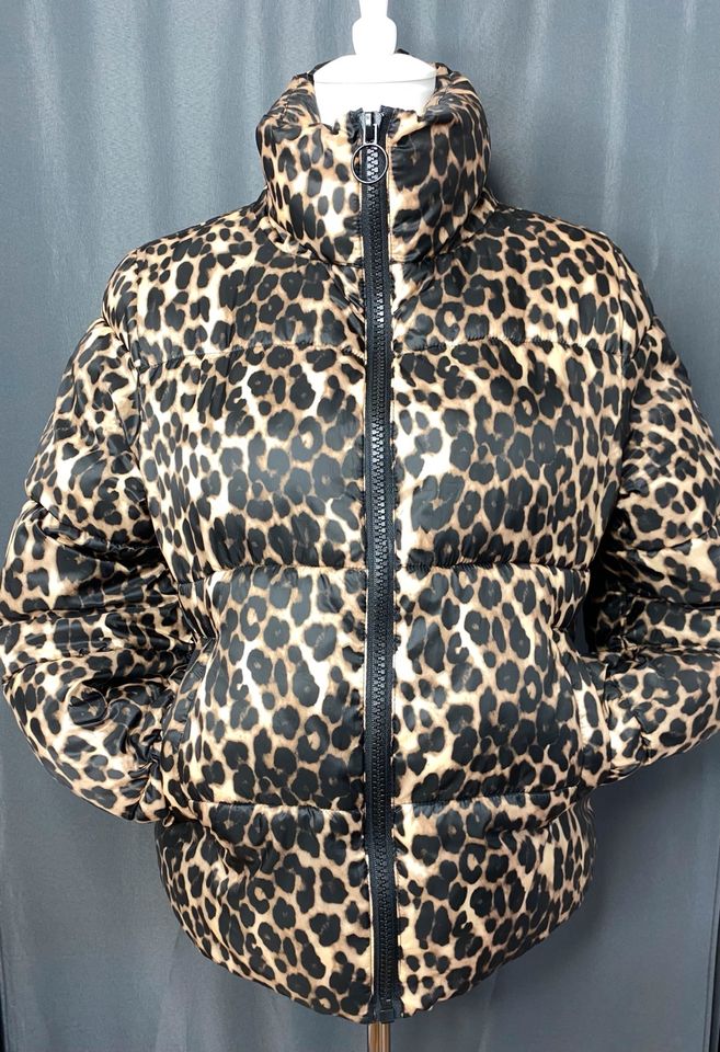 Jacke,Stradivarius,Winterjacke,Leopard,Puffer in Langen (Hessen)