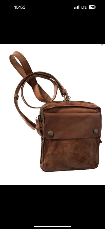 Leder Tasche in Teising