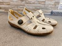 Echt Leder Slipper, Antistress der Fa.Rieker; Gr.39 Brandenburg - Oberkrämer Vorschau