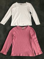 Weißes Shirt mit rosa Shirt gratis dazu / Größe 116 / Kleinkinder Baden-Württemberg - Neufra Hohenzollern Vorschau