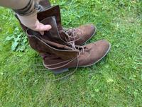 Coole Stiefeletten in Braun 43 zum Schnüren Brandenburg - Trebbin Vorschau
