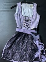 Dirndl lila/schwarz mit schwarzer Spitzenbluse Bayern - Bad Abbach Vorschau