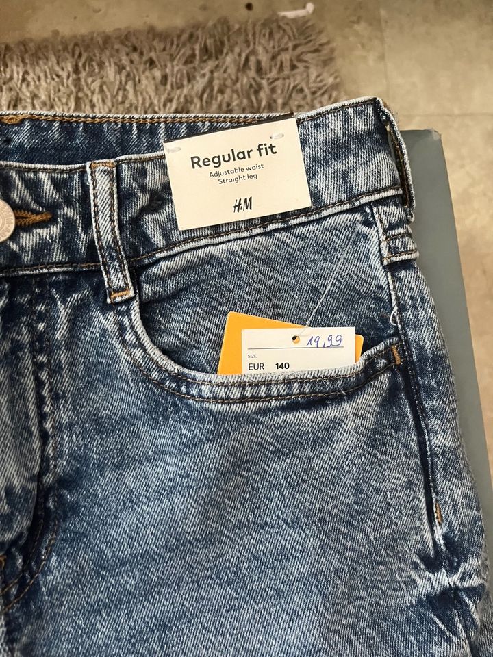Kinder, Jeans, H&M, neu mit Etikett, Größe 140 in Neunkirchen