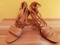 Hübsche hellbraune Damen-Sandalen, Größe 41, Absatz 7 cm, neu Berlin - Mitte Vorschau