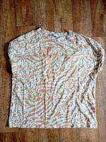 T-Shirt Bershka Weiß Ocker S Oversize Leo Hessen - Bad Endbach Vorschau
