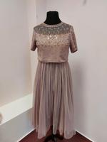 Kleid mit Pailletten in altrosa von asos, Gr. 36 Niedersachsen - Ankum Vorschau