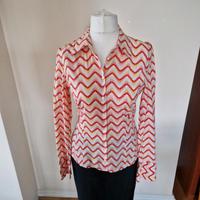 Bluse Hugo v. Hugo Boss Gr. 36 Retro Muster Eimsbüttel - Hamburg Harvestehude Vorschau