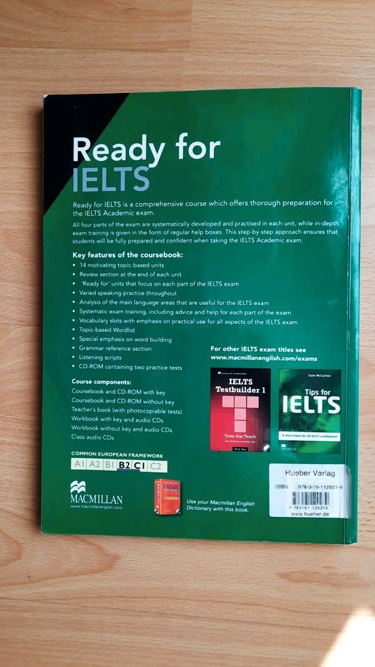 "Ready for IELTS" coursebook mit CD-rom und key Sam Mc Carter in Rösrath