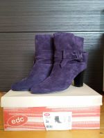 Leder Stiefeletten Bootie von edc by Esprit - Gr. 39 -Purple -Neu Nordrhein-Westfalen - Meinerzhagen Vorschau