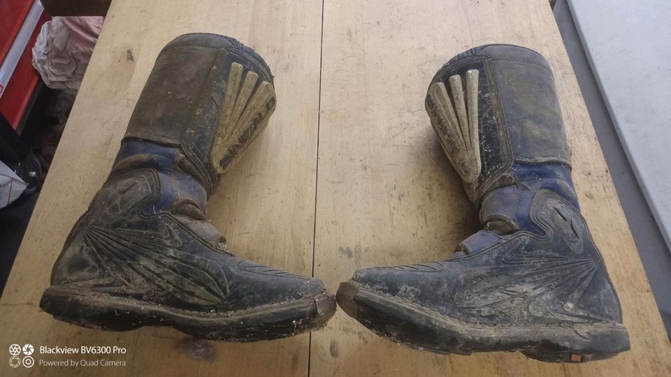 Motocross/Enduro Stiefel (sehr gebraucht) in Dorfchemnitz