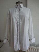 Bluse, ANNE FONTAINE, weiss, Manschettenknöpfe, Baumwolle, itl 46 Berlin - Charlottenburg Vorschau