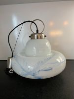 Vintage Lampe Weiß Blau Antik 70er Alt Niedersachsen - Ihlow Vorschau