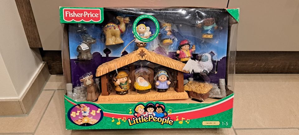 Fisher Price Little People Weihnachtskrippe Krippe *TOP* in Neuenkirchen