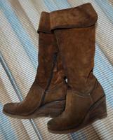 Mjus Overknees Stiefel Wildleder Leder 39 38 Bayern - Aschaffenburg Vorschau