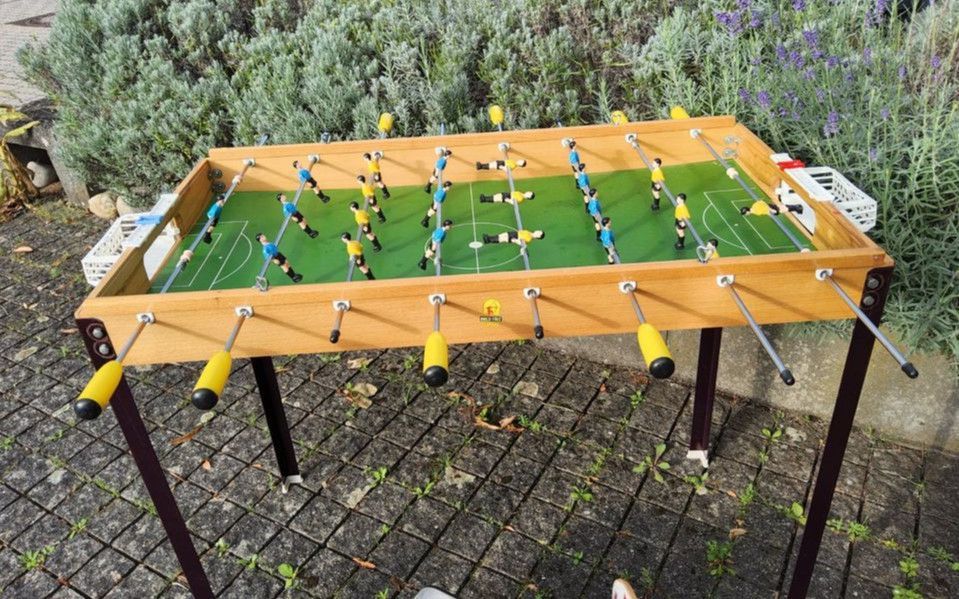 Funktionsfähig Tisch-Kicker Tischfussball Retro aus den 70ern in Alken