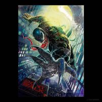 Displate Limited Edition - Venom strikes - Marvel Spider-Man Hamburg - Bergedorf Vorschau