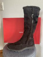 ESPRIT Velourleder Stiefel, neu Gr.40, braun, gefüttert Niedersachsen - Wulfsen Vorschau