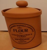 1 Henry Watson Pottery; Flour, Mehl Topf, neuwertig Hessen - Friedrichsdorf Vorschau